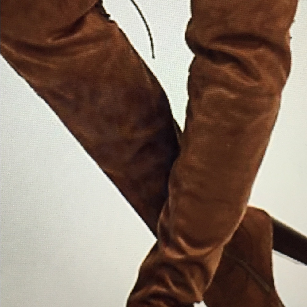Charlotte Russe brown suede over the knee high boots
